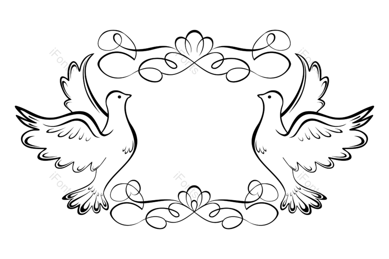 边框图片,复古元素,花纹PNG,图案免抠素材